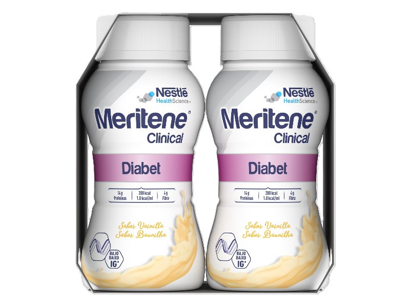 Alimento Meritene Clinical Diabet Vanilla 4X200 ml