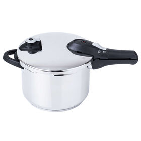 Panela Pressão Super Rápida Aço Inoxidável 6 l Kasa