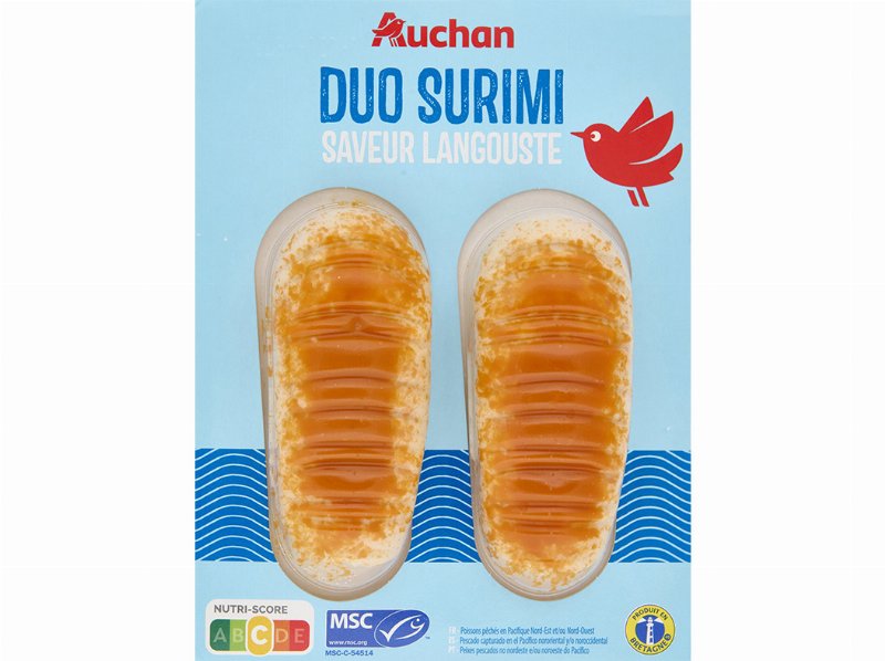 Surimi Com Sabor A Lagosta Duo Auchan 150 g