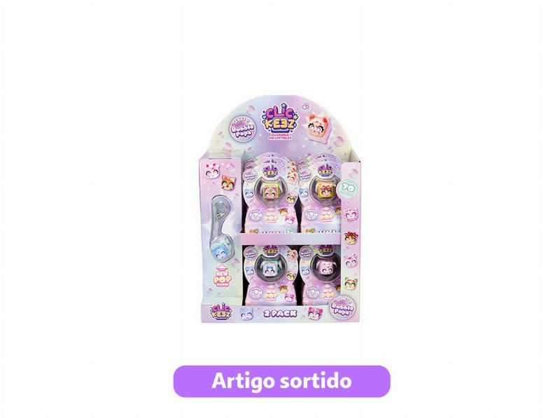 S3 - Pack Duplo Clickeez Modelos Sortidos
