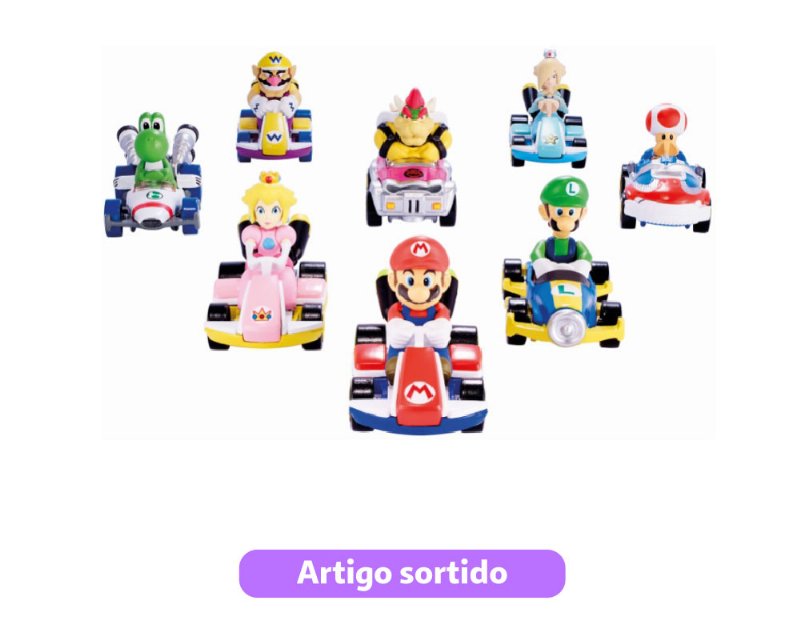 Mario Kart Hot Wheels Modelos Sortidos