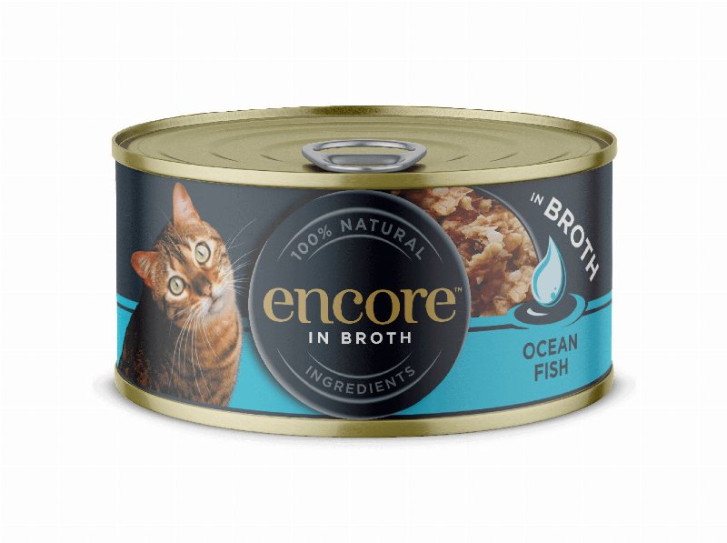 Comida Húmida Gato Encore Peixe Do Oceano 70 g