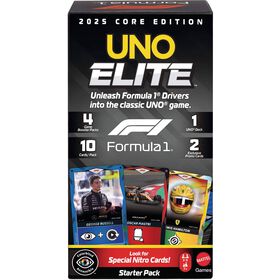 Uno - Jogo De Cartas Uno Elite F1 Edição Pack Iniciante
