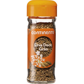 Erva Doce Grão Em Frasco Continente 35 gr