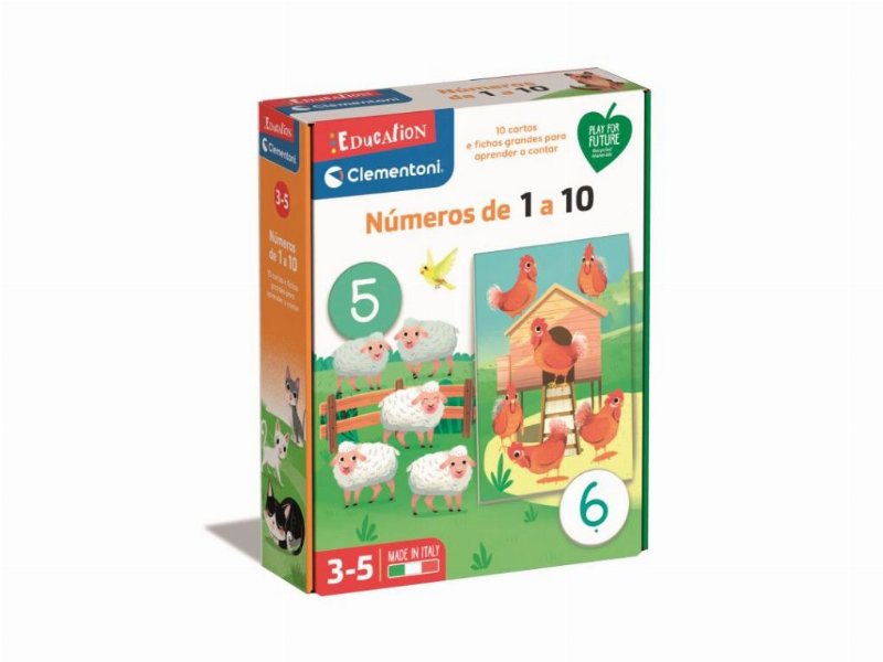 Jogo Números 1 A 10 Clementoni