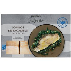 Lombos De Bacalhau Msc Demolhado Ultracongelado Continente Seleção 1,20 kg