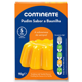 Pudim De Baunilha Continente 90 gr