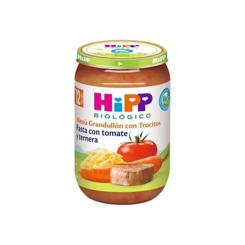 Puré De Massa Com Tomate E Carne Boião Hipp Bio 220 g