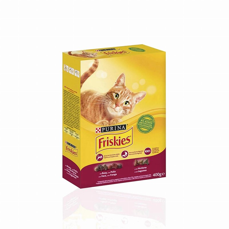 Purina Friskies Gato Seco Carne Vaca E Frango 400 gr