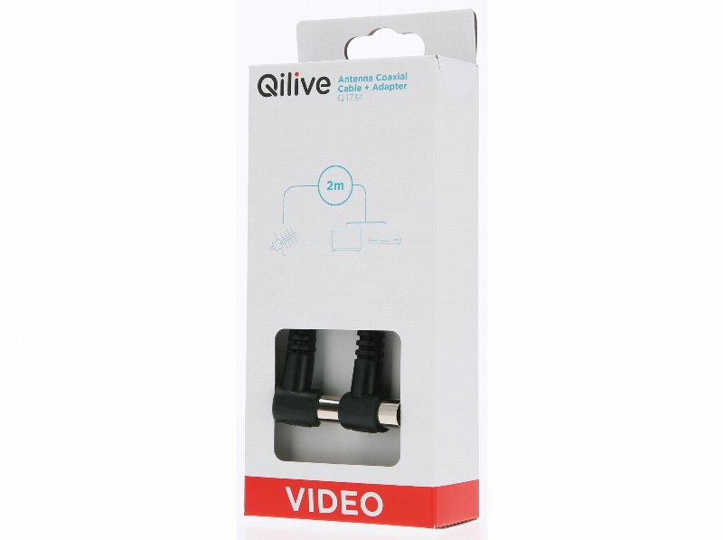 Cabo Antena M-F Qilive G4217940 Preto 2 Mt