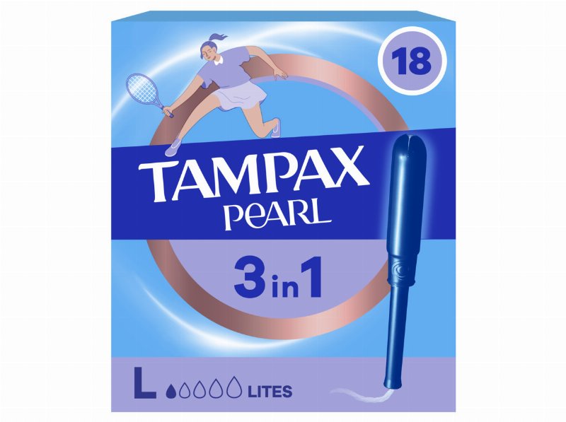 Tampões Com Aplicador Tampax Pearl Lites 18 Un