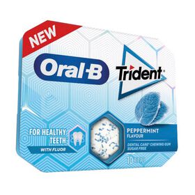 Pastilhas Elásticas Oral-B Peppermint Trident 17 gr