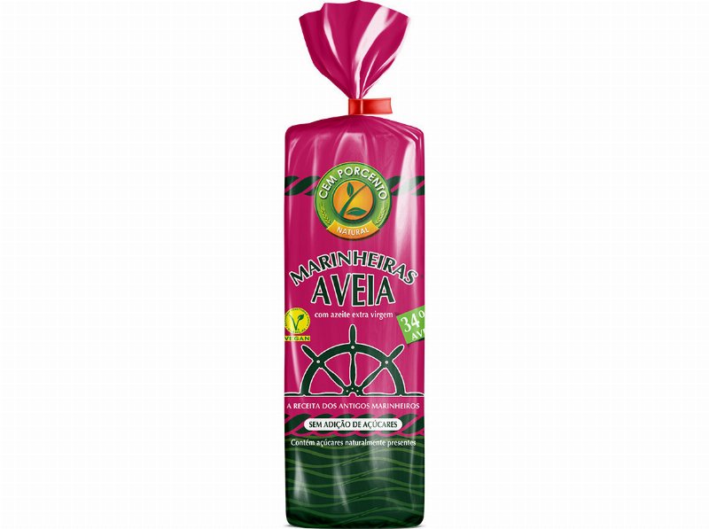Bolacha Cem Porcento Marinheiras Aveia 200 g