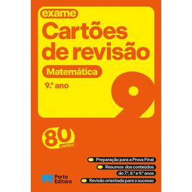 Cartões De Revisão - Livro Matemática - 9.º Ano