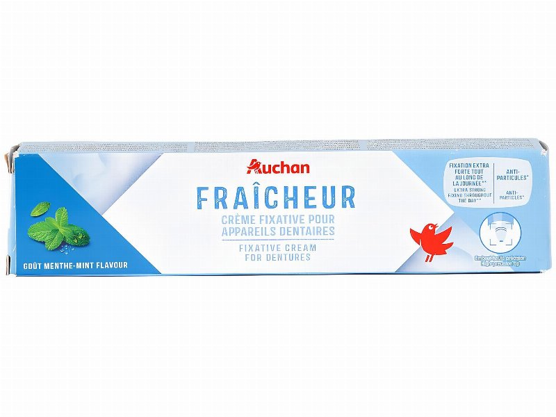 Creme Auchan Fixador Prótese Dentária Frescura 40 g
