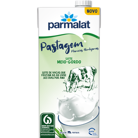 Leite Meio Gordo Pastagem Parmalat 1 Lt