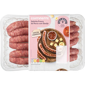 Salsichas Frescas De Porco Com Queijo Continente 500 gr