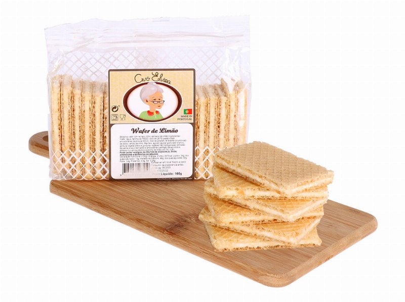 Bolachas Avó Elvira Com Recheio Sabor Limão 160 g