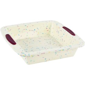Forma Quadrada Silicone 24Cm Confetti Kasa (Vários Modelos)