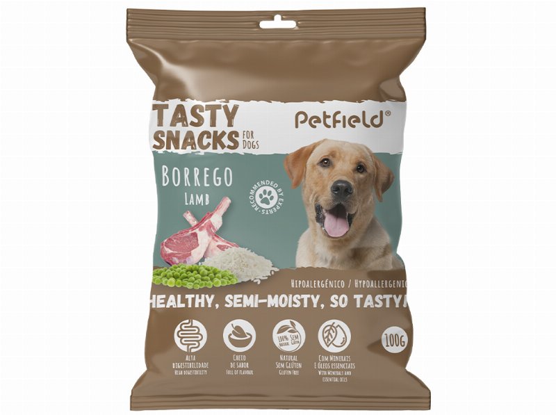 Snacks Cão Petfield Borrego 100 g