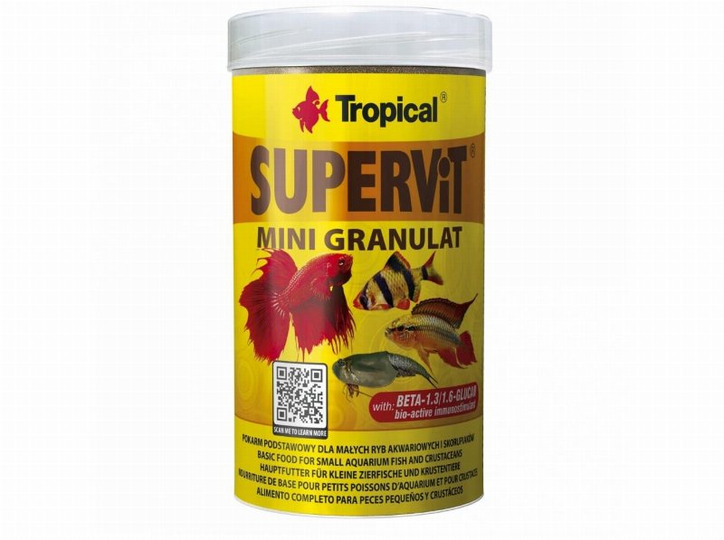 Comida Peixes Tropical Supervit Mini Granulat 100 ml
