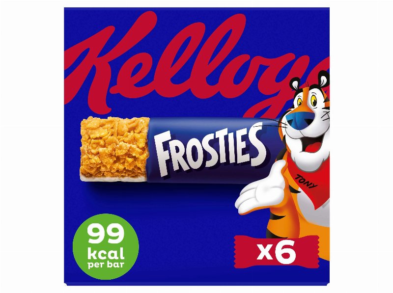 Barras Kellogg's Frosties Cereais 6X25 g