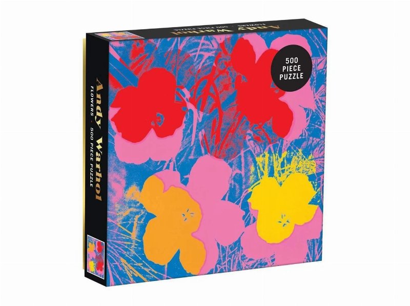 Puzzle Warhol Flowers Galison 500 Peças