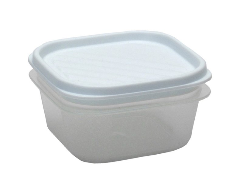 Caixa Hermética Quadrada Com Tampa Tatay Branco 0.3 l