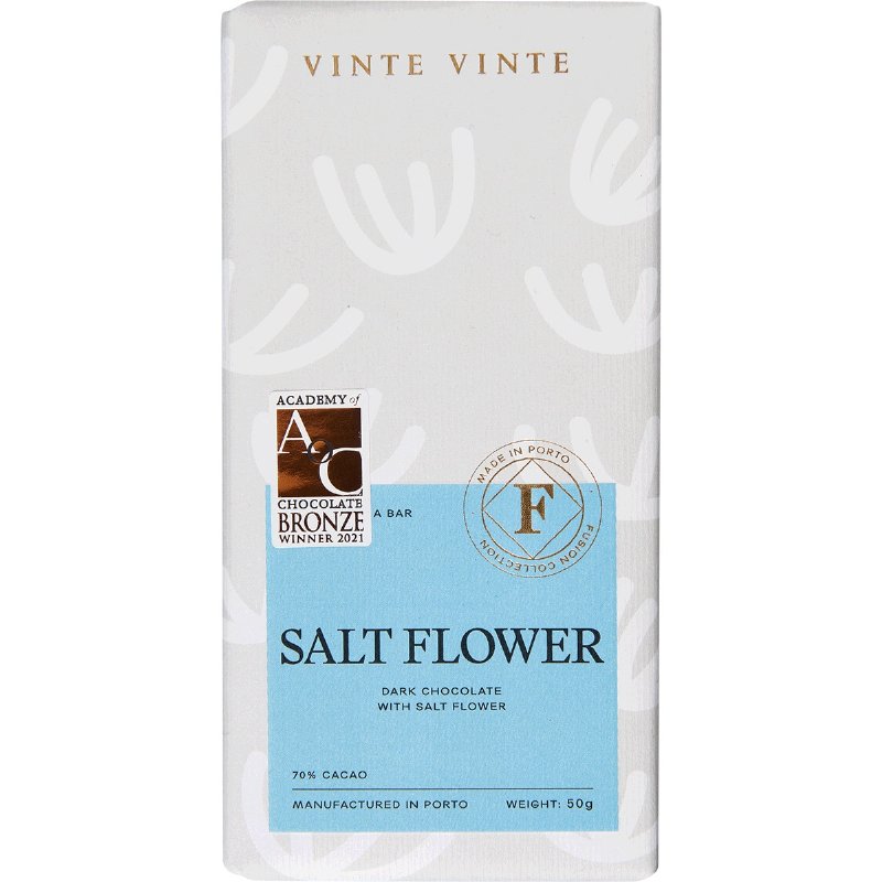 Chocolate Preto 70% Com Flor De Sal Fusion Collection 50 g