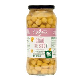 Grão De Bico Cozido Sem Glúten Origens Bio 540 gr (Peso Escorrido 400 gr)