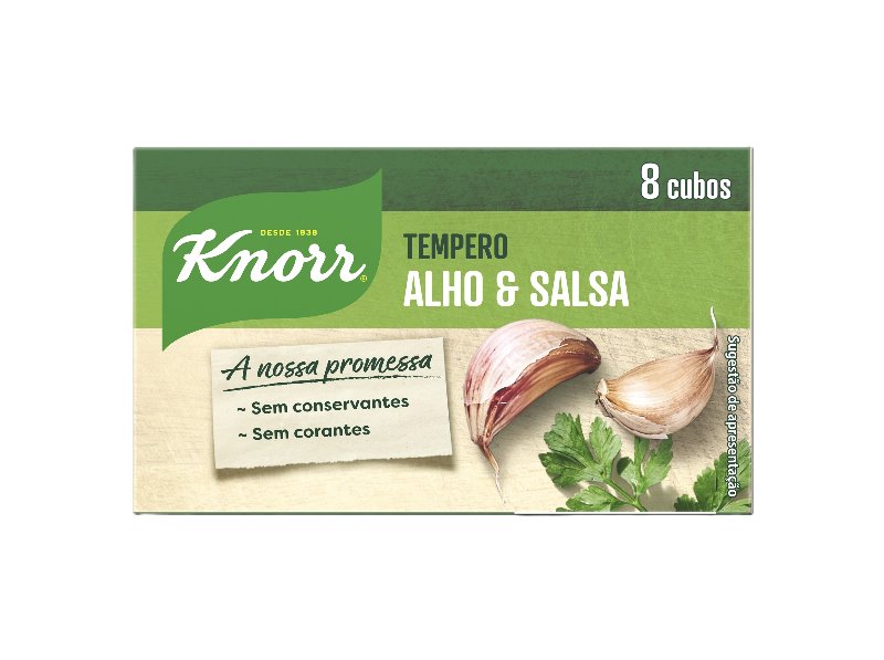 Tempero Knorr Alho E Salsa 8 Cubos 72 g