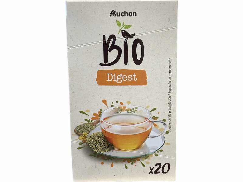 Infusão Auchan Bio Digest 20 Saquetas