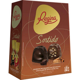Bombons De Chocolate Negro E Chocolate De Leite Sortido Regina 200 gr