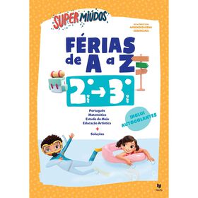 Supermiúdos - Férias De A A Z - 2.º Ano - 3.º Ano De Paula Melo