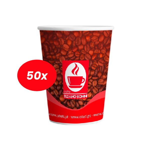 Copo Papel Descartável 03Oz 120 ml (50Un) Bonini