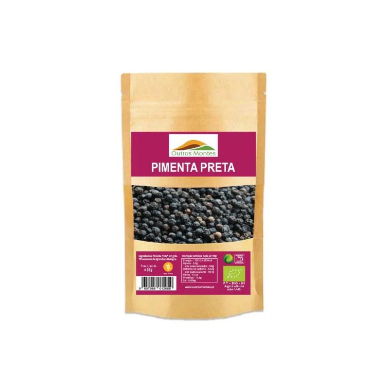 Pimenta Preta Em Grão Outros Montes 30 g