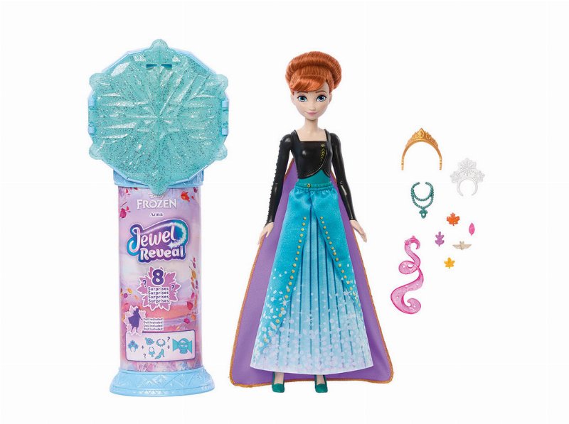Boneca Anna Frozen Joias Reveal