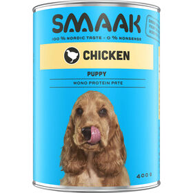 Comida Húmida Para Cão Júnior Frango Lata Smaak 400 g