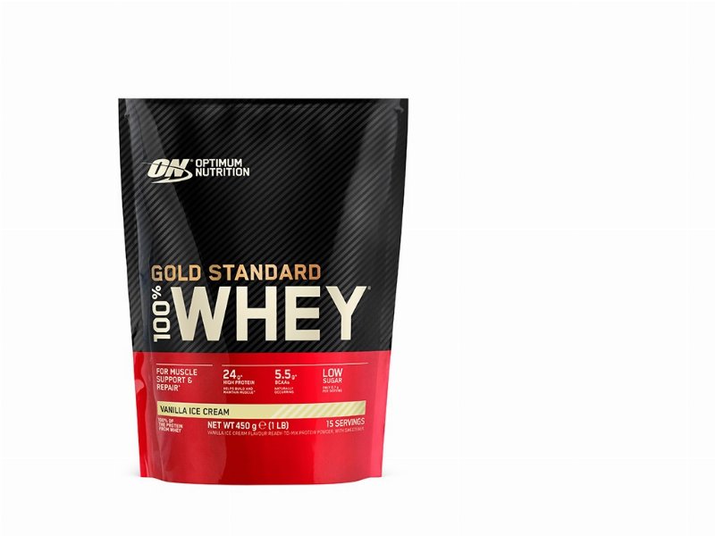 Proteína On 100% Whey Gold Baunilha 450 g