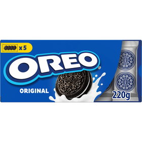Bolachas De Chocolate Com Recheio De Creme Oreo 220 gr (5 Un)
