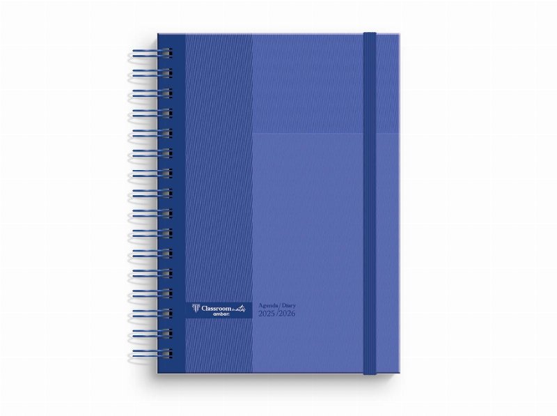 Agenda Escolar Semanal A5 Ambar Azul 16.5X21.7X1.5Cm