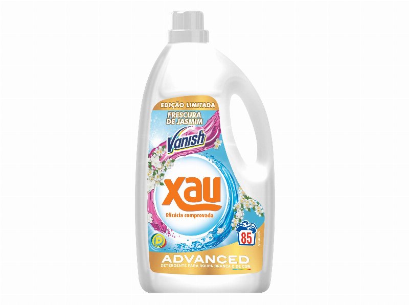 Detergente Roupa Máquina Liquido Xau+Vanish Frescura Jasmim 85Doses