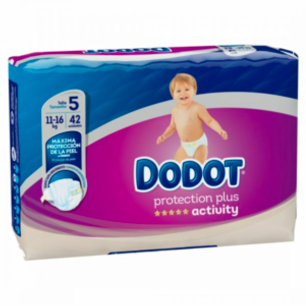 Fraldas Dodot Activity T5 11 A 17 kg 42Un