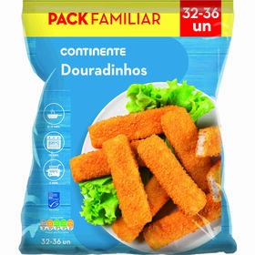 Douradinhos De Peixe Continente 1 kg (32-36 Un)
