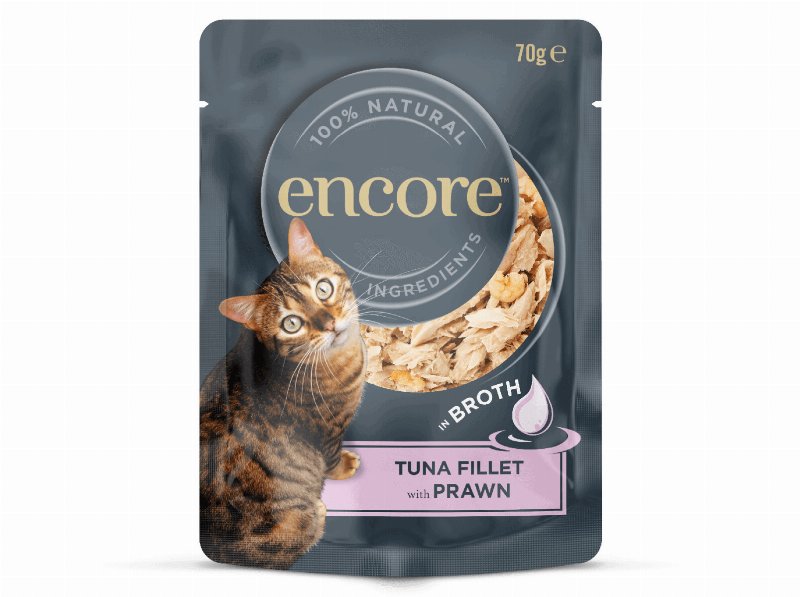 Comida Húmida Para Gato Encore Atum Com Gambas 70 g
