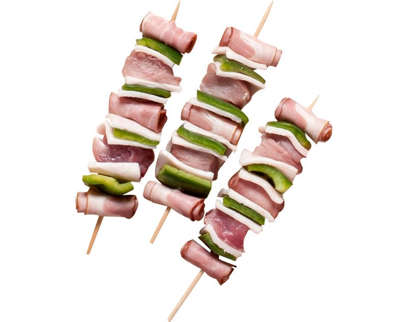 Espetadas Porco Com Bacon Kg