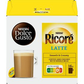 Cápsulas De Café Ricoré Latte Nescafé Dolce Gusto 16 Un