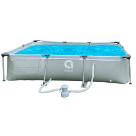 Piscina Estrutura Retangular 300X207X65Cm Com Bomba Avenli 1 Un