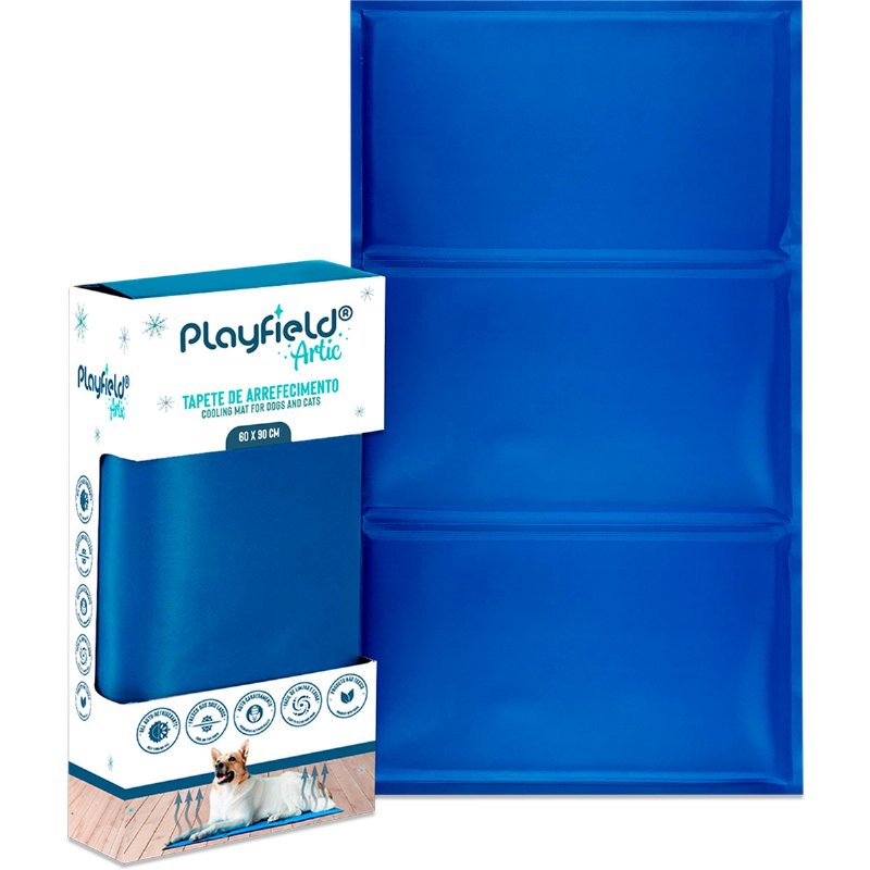 Tapete Refrescante Para Cão Azul 60X90 Cm 1 unidade