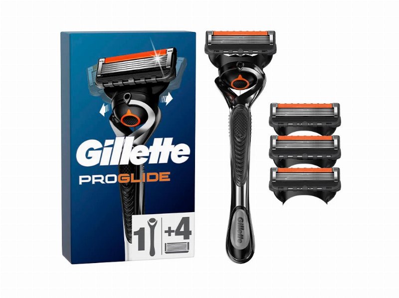 Máquina De Barbear Com 4 Recargas De Lâminas Proglide Gillette